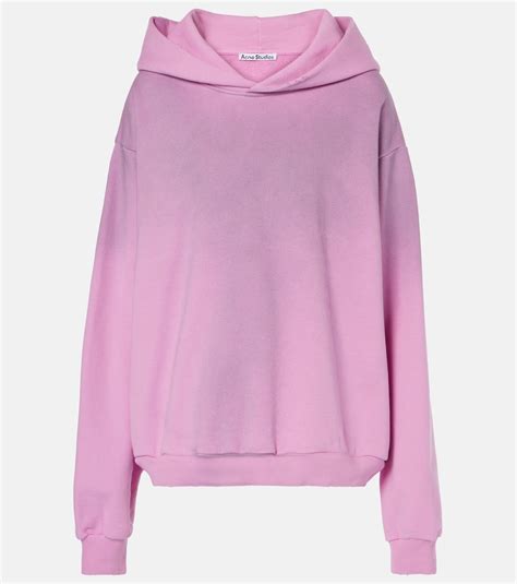 Medium Pink Plus Size Australian Cotton Blend Fleece Hoodie.
